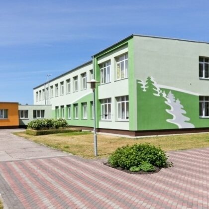 Ar ēkas fasādes renovāciju saistītie būvdarbi bērnudārzā "Rūķītis"