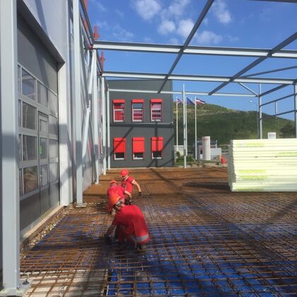 Testēšanas ēkas jaunbūves izbūve Ganību ielā 105, Ventspilī