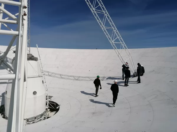 Radioteleskopa RT-32 uztvērēju kabīnes izbūve, "Viraki", Irbene, Ances pagasts